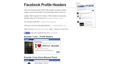 Desktop Screenshot of profileheaders.com